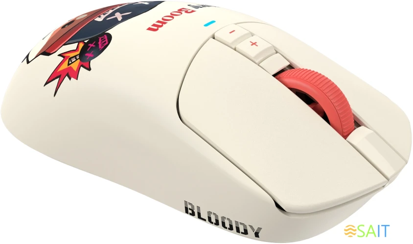 Мышь A4Tech Bloody R72 Ultra Proxy Boom бежевый оптическая 20000dpi беспров. USB-C 6but (R72 ULTRA)