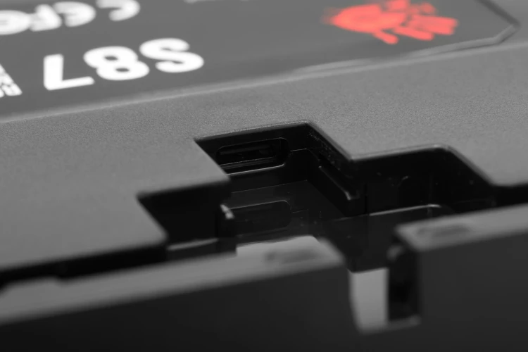 Клавиатура A4Tech Bloody S87 Energy механическая черный/красный USB for gamer LED (S87 USB ENERGY RED)