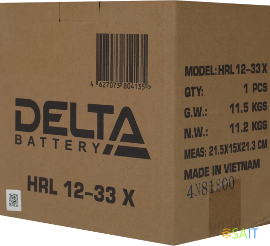 Батарея для ИБП Delta HRL 12-33 X 12В 33Ач