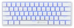 Клавиатура Оклик K763W механическая белый USB беспроводная BT/Radio Multimedia for gamer LED (1920562)