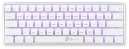 Клавиатура Оклик K763W механическая белый USB беспроводная BT/Radio Multimedia for gamer LED (1920562)