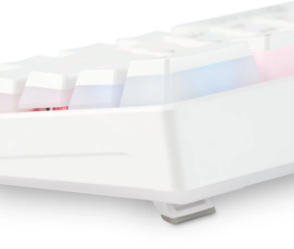 Клавиатура Оклик K763W механическая белый USB беспроводная BT/Radio Multimedia for gamer LED (1920562)