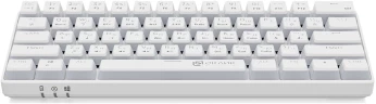 Клавиатура Оклик K763W механическая белый USB беспроводная BT/Radio Multimedia for gamer LED (1920562)