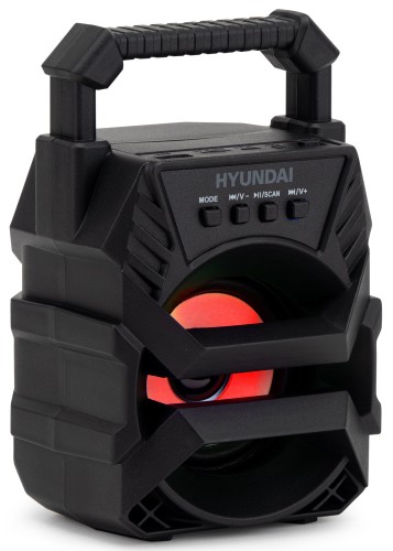 Колонка порт. Hyundai H-PS1000 черный 9W 1.0 BT/USB 10м 500mAh