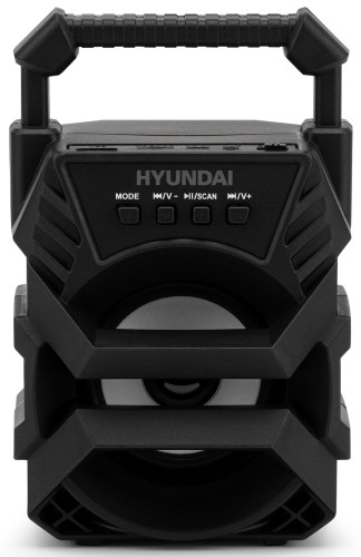 Колонка порт. Hyundai H-PS1000 черный 9W 1.0 BT/USB 10м 500mAh