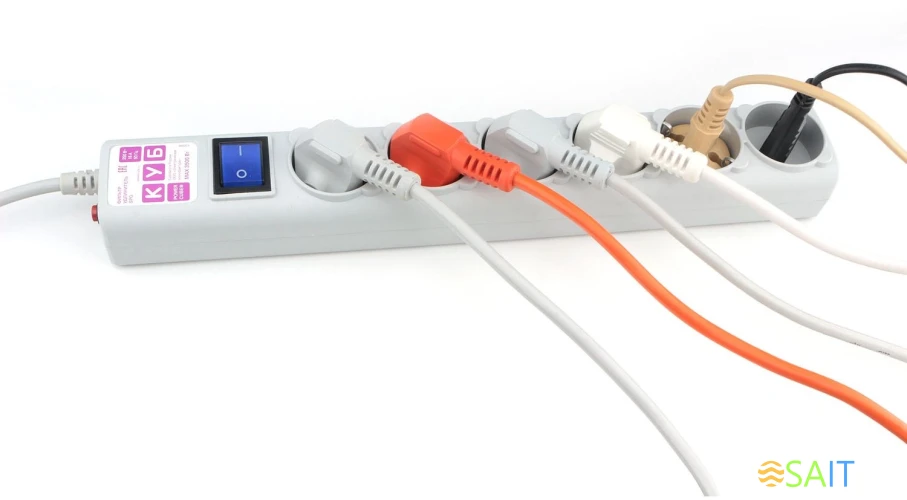 Сетевой фильтр Powercube SPG(5+1)-16B-5M-WHITE 5м (6 розеток) белый (коробка)