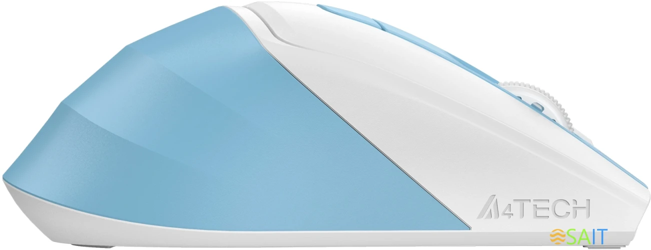 Мышь A4Tech Fstyler FG45CS Air2 голубой/белый оптическая 2000dpi silent беспров. USB для ноутбука 7but (FG45CS AIR2 USB (ICY BLUE))
