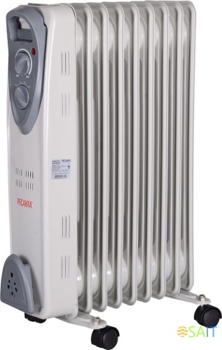 Радиатор масляный Ресанта ОМ-9А 2000Вт белый