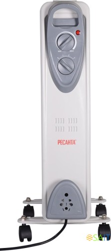 Радиатор масляный Ресанта ОМ-9А 2000Вт белый