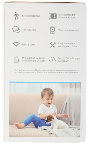 Камера видеонаблюдения IP Ezviz C1C-B 1080P Wi-Fi 2.8-2.8мм цв. корп.:белый (CS-C1C (1080P,H.265))