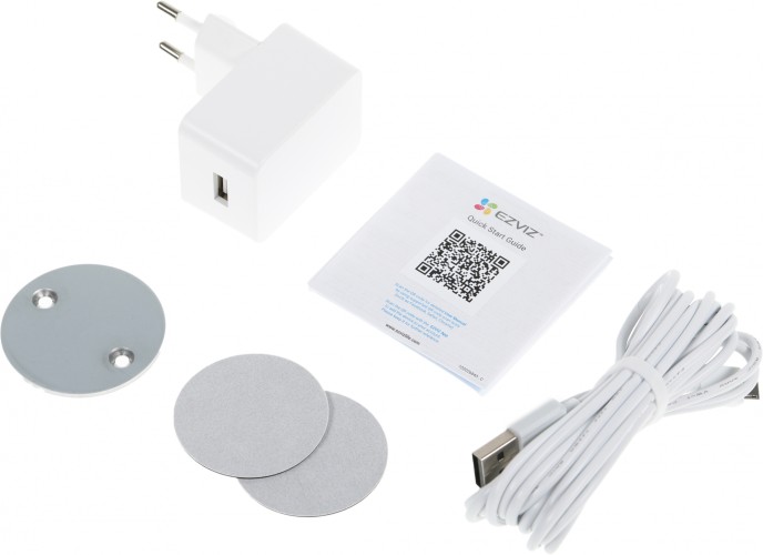 Камера видеонаблюдения IP Ezviz C1C-B 1080P Wi-Fi 2.8-2.8мм цв. корп.:белый (CS-C1C (1080P,H.265))