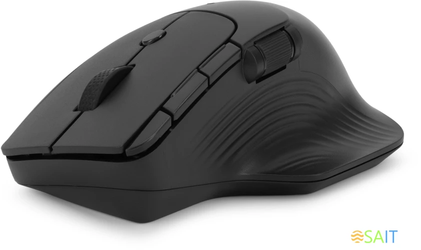 Мышь Оклик 501MW черный оптическая 2400dpi беспров. USB для ноутбука 6but (1877553)