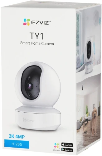 Камера видеонаблюдения IP Ezviz CS-TY1 (З МР) Wi-Fi 4-4мм цв. корп.:белый