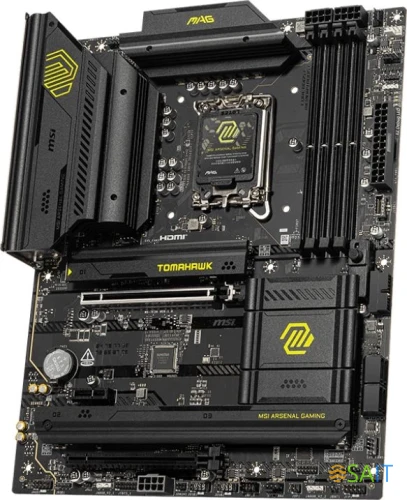 Материнская плата MSI MAG B860 TOMAHAWK WIFI Soc-1851 Intel B860 4xDDR5 ATX AC`97 8ch(7.1) 5Gigabit RAID+HDMI+DP