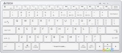 Клавиатура A4Tech Fstyler FBX51C белый USB беспроводная BT/Radio slim Multimedia для ноутбука (FBX51C WHITE)
