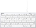 Клавиатура A4Tech Fstyler FBX51C белый USB беспроводная BT/Radio slim Multimedia для ноутбука (FBX51C WHITE)