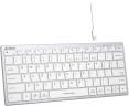 Клавиатура A4Tech Fstyler FBX51C белый USB беспроводная BT/Radio slim Multimedia для ноутбука (FBX51C WHITE)