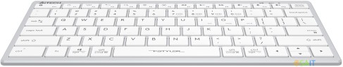 Клавиатура A4Tech Fstyler FBX51C белый USB беспроводная BT/Radio slim Multimedia для ноутбука (FBX51C WHITE)