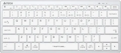 Клавиатура A4Tech FBX51C белый USB беспроводная BT/Radio slim Multimedia (FBX51C WHITE)