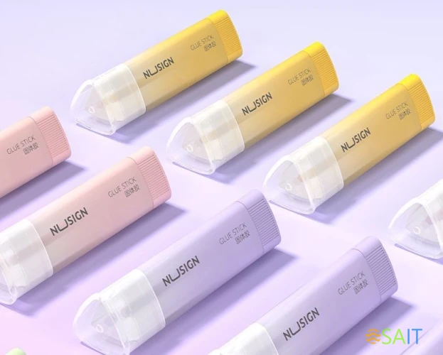 Клей-карандаш Deli NS148 8гр корп.ассорти прозрачный усиленный Nusign