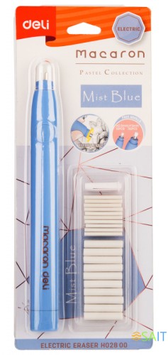 Ластик Deli EH02800 Macaron 178х17х18мм ассорти блистер