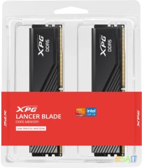 Память DDR5 2x16GB 6400MHz A-Data AX5U6400C3216G-DTLABBK XPG Lancer Blade RTL Gaming PC5-51200 CL32 DIMM ECC 288-pin 1.4В kit dual rank с радиатором Ret