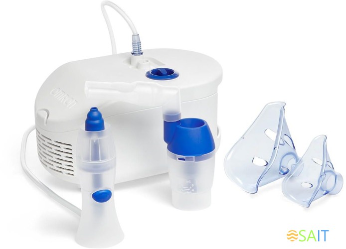 Ингалятор Omron C25 компрессорный стационарный белый/синий