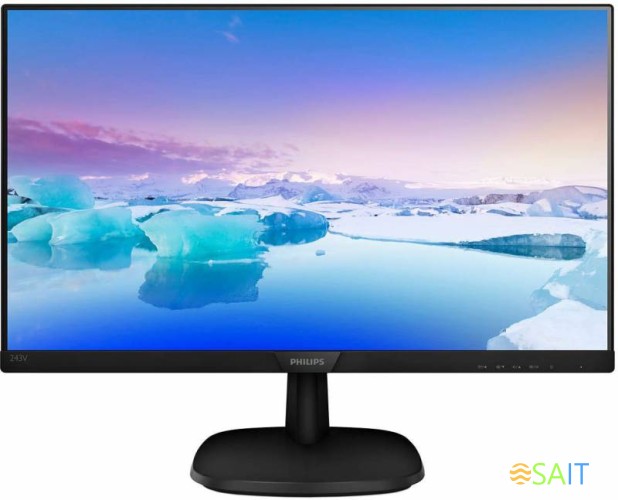 Монитор Philips 27" 273V7QDAB (00/01) черный IPS LED 16:9 DVI HDMI M/M матовая 250cd 1920x1080 75Hz VGA FHD 4.5кг