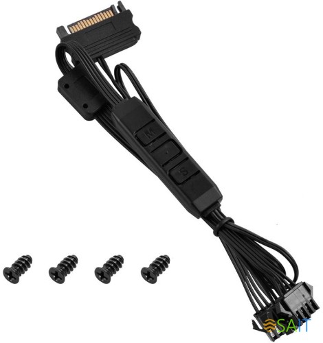 Вентилятор для корпуса Deepcool RF 120 RGB 120х120x25 черный 4-pin 27дБ (DP-FRGB-RF120-1C) Ret