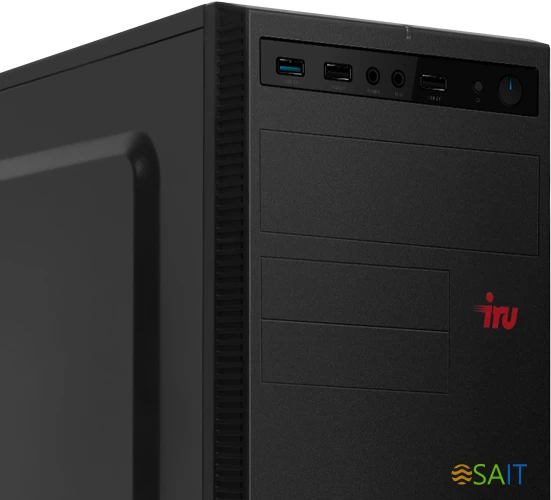 ПК IRU Home 310H6SE MT i5 12400 (2.5) 8Gb SSD1Tb UHDG 730 Free DOS GbitEth 400W черный (1996650)