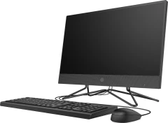 Моноблок HP 200 G4 21.5" Full HD i5 1235U (1.3) 8Gb SSD512Gb Iris Xe DVDRW CR Free DOS GbitEth WiFi BT 65W клавиатура мышь Cam черный 1920x1080