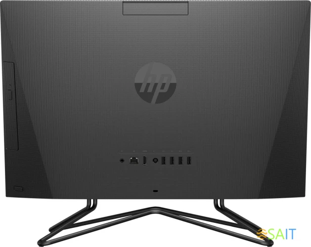 Моноблок HP 200 G4 21.5" Full HD i5 1235U (1.3) 8Gb SSD512Gb Iris Xe DVDRW CR Free DOS GbitEth WiFi BT 65W клавиатура мышь Cam черный 1920x1080