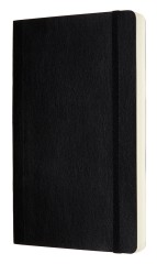 Блокнот Moleskine CLASSIC SOFT EXPENDED QP618EXP Large 130х210мм 400стр. нелинованный мягкая обложка черный