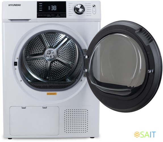 Сушильная машина Hyundai DFE9401 кл.энер.:A++ макс.загр.:10кг белый