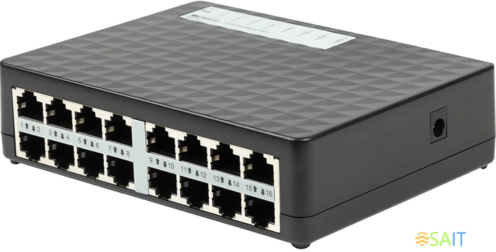 Коммутатор Origo OS1116 OS1116/A1A (L2) 16x100Мбит/с неуправляемый