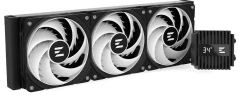 Система водяного охлаждения Zalman Alpha2 A36 ARGB Soc-AM5/AM4/1151/1200/2066/2011/1700 черный 4-pin 29.7dB Al LCD 350W Ret (ALPHA2 A36 BLACK)