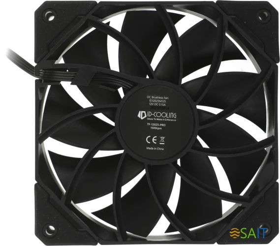 Устройство охлаждения(кулер) ID-Cooling SE-224-XTS Soc-AM5/AM4/1200/1700/1851 черный 4-pin 29dB Al+Cu 220W 650gr Ret (SE-224-XTS BLACK)