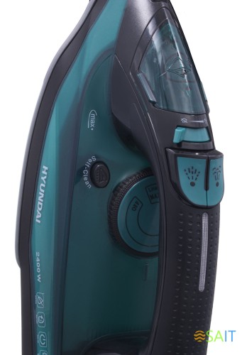 Утюг Hyundai H-SI01124 2600Вт черный/зеленый