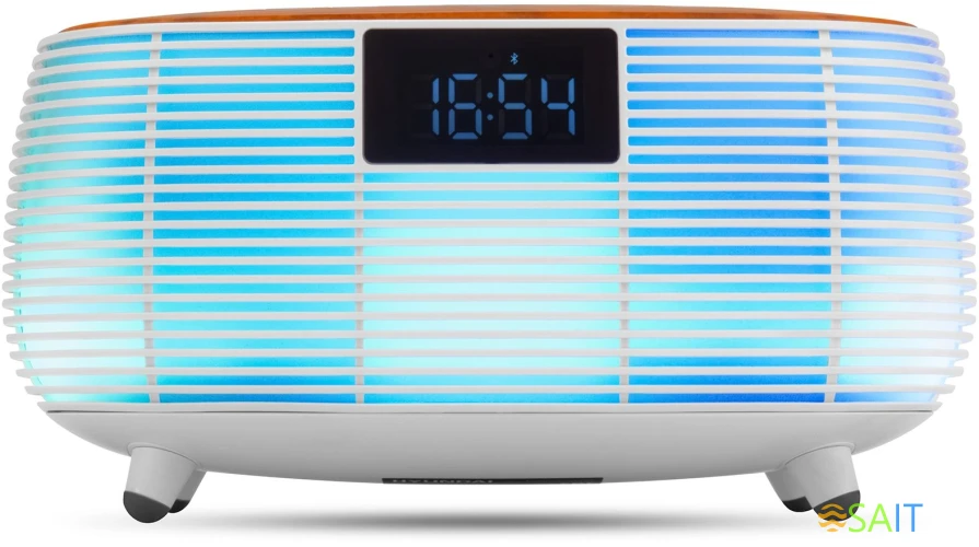 Радиобудильник Hyundai H-RCL231 белый LCD подсв:белая часы:цифровые FM