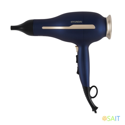 Фен Hyundai H-HDI0758 2400Вт синий/золотистый