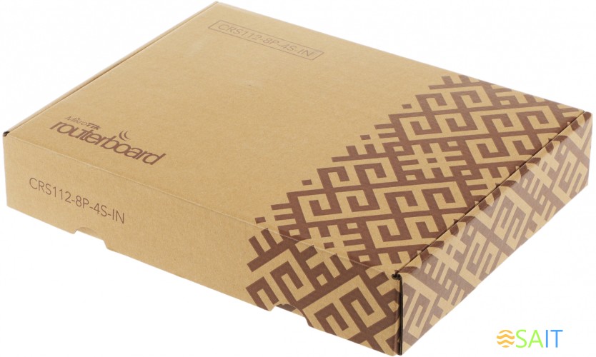 Коммутатор MikroTik CRS112-8P-4S-IN 8x1Гбит/с 4SFP 8PoE+ управляемый