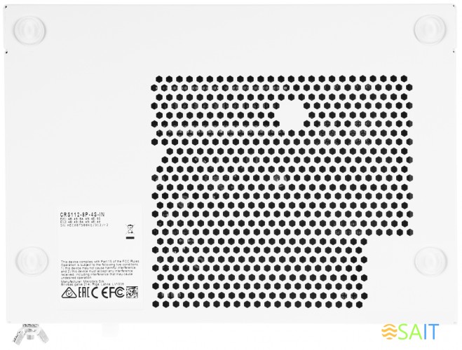 Коммутатор MikroTik CRS112-8P-4S-IN 8x1Гбит/с 4SFP 8PoE+ управляемый