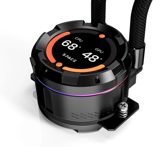 Система водяного охлаждения ID-Cooling SL360 Pro Se Soc-AM5/AM4/1200/1700/1851 черный 4-pin 14-27.2dB Al+Cu LCD 350W Ret