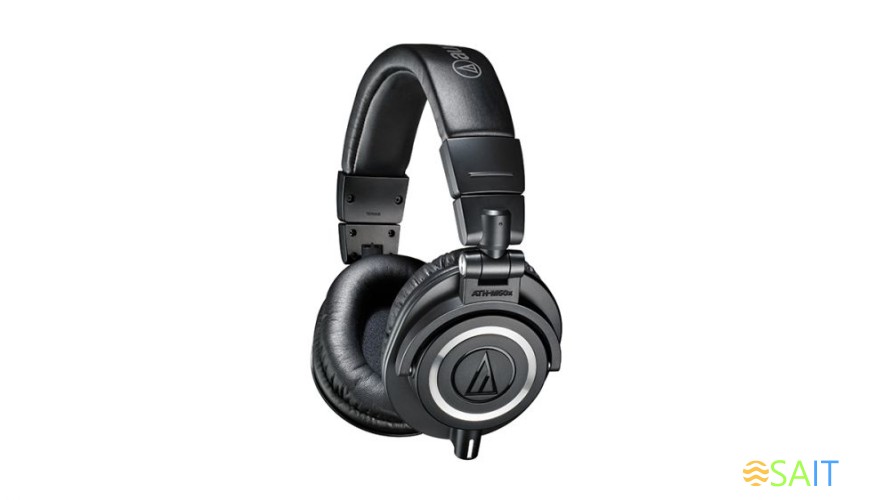 Наушники мониторные Audio-Technica ATH-M50X 1.2м черный проводные оголовье (15117007)