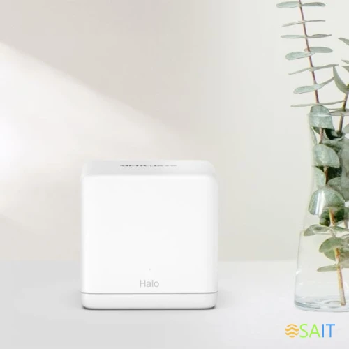 Бесшовный Mesh роутер Mercusys Halo H60X(3-pack) AX1500 10/100/1000BASE-TX белый (упак.:3шт)