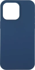 Чехол (клип-кейс) Deppa для Apple iPhone 15 Pro Max Liquid Silicone синий