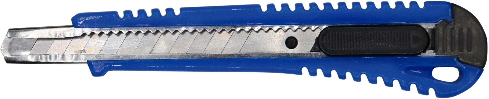 Нож канцелярский Silwerhof Daily шир.лез.9мм фиксатор усиленный пластик ассорти блистер