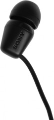 Гарнитура внутриканальные Sony WI-C100 черный беспроводные bluetooth шейный обод