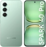 Смартфон Tecno Spark 40 Pro 128Gb 8Gb зеленый моноблок 3G 4G 2Sim 6.78" 1224x2720 Android 15 50Mpix 802.11 a/b/g/n/ac/ax NFC GPS GSM900/1800 Protect FM