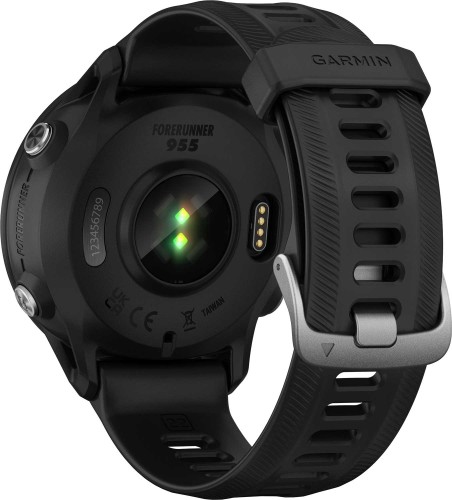 Смарт-часы Garmin Forerunner 955 33мм 1.3" корп.черный рем.черный разм.брасл.:130-220мм (010-02638-30)